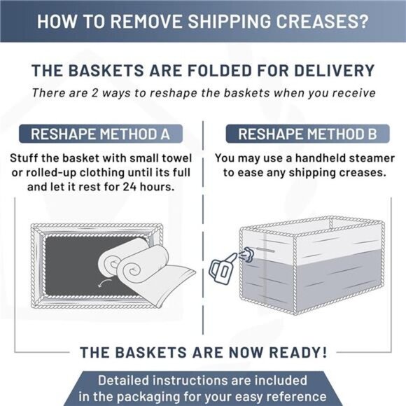 Cotton Rope Storage Baskets Set of 3 Small Woven Organizer Bins for Shelves - Picture 6 of 7